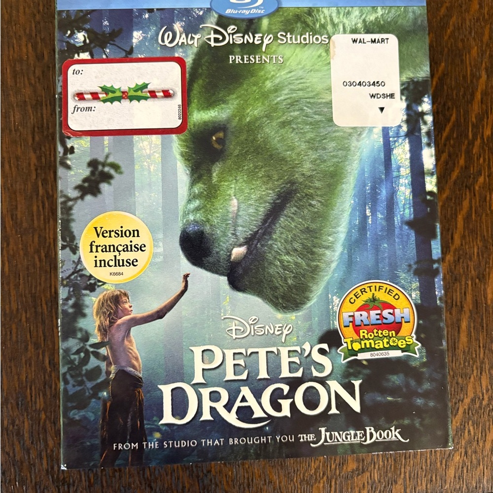 Disney Pete's Dragon Blu-ray with Green Dragon - Picture 1 of 3